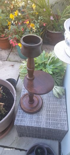 Mid century plant stand french