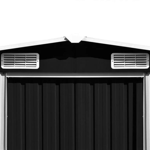 Garden Shed 257x580x181 cm Metal Anthracite