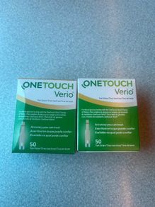 One touch Verio blood glucose diabetes test strips brand new