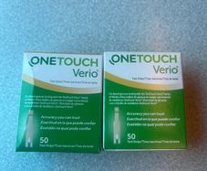 One touch Verio blood glucose diabetes test strips brand new