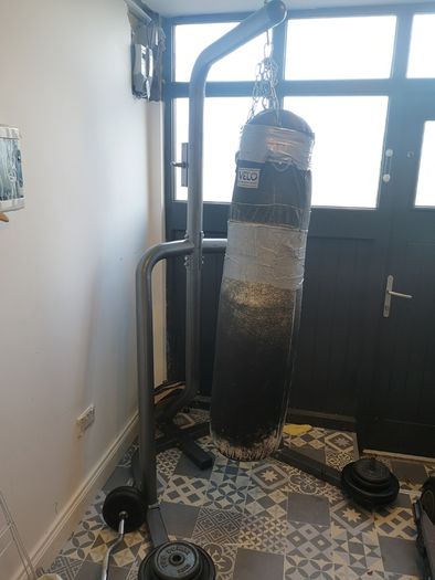 Boxing bag stand