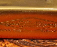 RARE 1920s Gillette 18k Gold-Plated Brass Blade Box