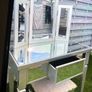 Mirrored dressing table with stool Image 3