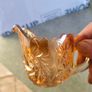marigold carnival glass creamer jug, Image 6