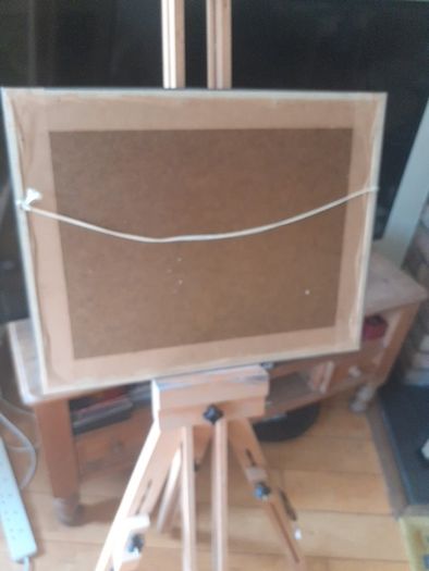 Oil painting.