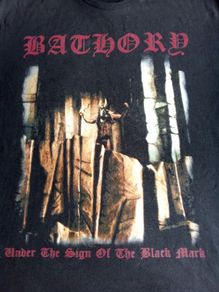 BATHORY shirt new Metallica mayhem iron maiden