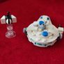 Lego Star Wars Millennium Falcon Han Solo Chewbacca ship miniature building Leia Organa Droid Darth Maul Image 2