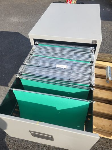 2 Drawer Metal Filing Cabinet