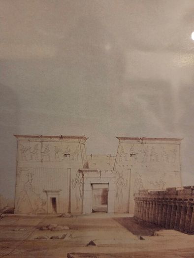 "Grand Approach to the Temple of Philae" framed print