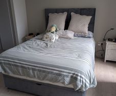 Bed Frame - King Size Ottoman & Storage Bed Majestic 150 cm 200 cm