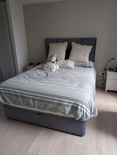 Bed Frame - King Size Ottoman & Storage Bed Majestic 150 cm 200 cm