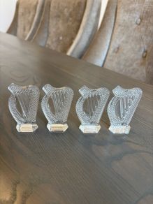 Waterford Crystal Four Province Harp Set