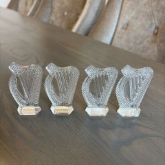 Waterford Crystal Four Province Harp Set