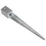 Ground Spikes 12 pcs Silver 9x9x75 cm Galvanised Steel Ground Spikes 12 pcs Silver 9x9x75 cm Galvanised Steel Image 3