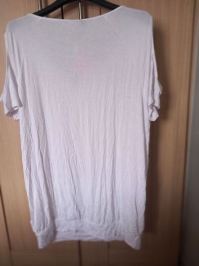 Ladies White Cold Shoulder Top