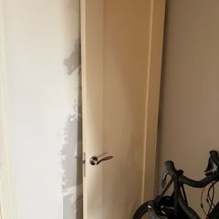 White wooden door 200x80