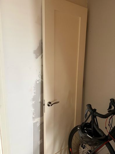 White wooden door 200x80