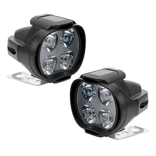 12V 4 LED Spot Light Head Light Lamp Motor Bike Car Motorcycle Truck Light