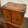 Edwardian Oak Smokers Cabinet. Image 3