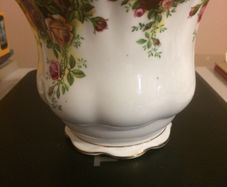 royal Albert 1962 stamped flower pot free postage