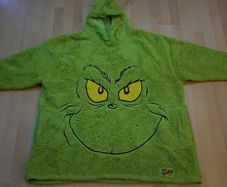 Grinch Hoodie Blanket