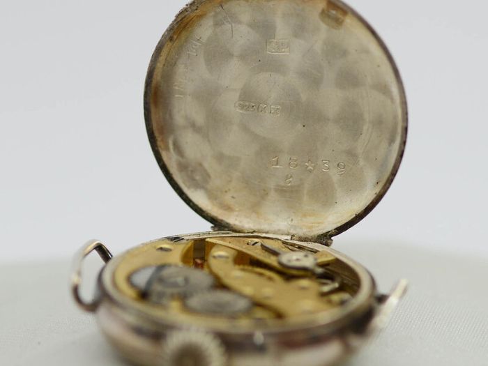 Vintage Silver Trench  Wrist Watch