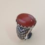Genuine Red Agate Ring in 925 Sterling Silver Elegant Gemstone Jewelry Gift Image 8