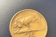 1974 South Africa 2 Cent coin