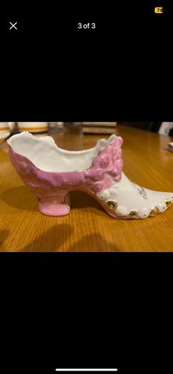 Victorian Porcelain Shoe