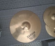 Cymbals sabian ride+crash +hats