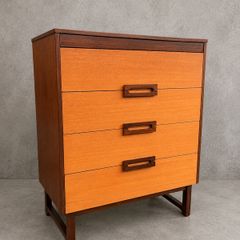 Mid century teak drawers vintage retro Danish