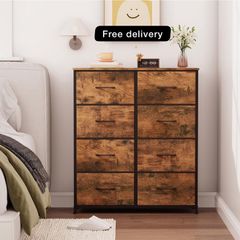 Tall Chest of Drawers for Bedroom with 8 Drawers,