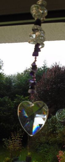 Suncatcher,Window decor,Home decor,Gift,February Birthstone,Amethyst