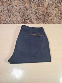 mens MEYER CHICAGO jeans trousers chinos navy Size W 40 L 30