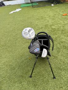 Golf bag with 3 clubs
