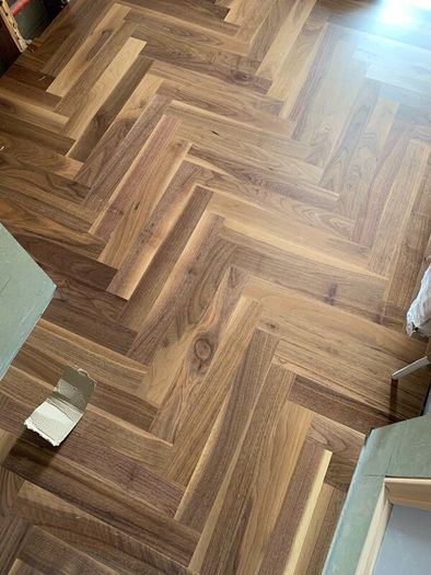Genuine Walnut Flooring. Not laminate .