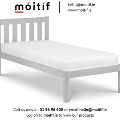 Una Single Bed - Dove Grey