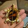 Rare Find Vintage Glass Turtle Brooch and Pendant Image 4