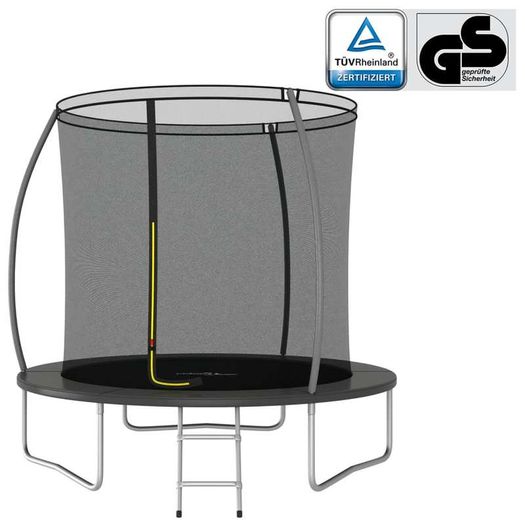 Trampoline Set Round 244x55 cm 100 kg