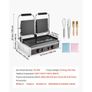 Commercial Panini Grill, 3600W Electric Sandwich Panini Maker, Stainless Steel Double Sandwich Press, Panini Grill with Temp Control Image 4