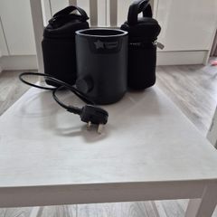 Tommee Tippee Bottle Warmer & 2 Portable Insulated Bottle Bags