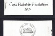 1987 Ireland Cork Philatelic Exhibition Booklet . Contains 2 X 24p 24p Cork Electric tram Commemorative Stamps No 206
