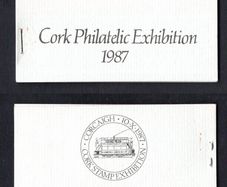 1987 Ireland Cork Philatelic Exhibition Booklet . Contains 2 X 24p 24p Cork Electric tram Commemorative Stamps No 206