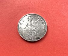 UK Penny, George V. from 1935