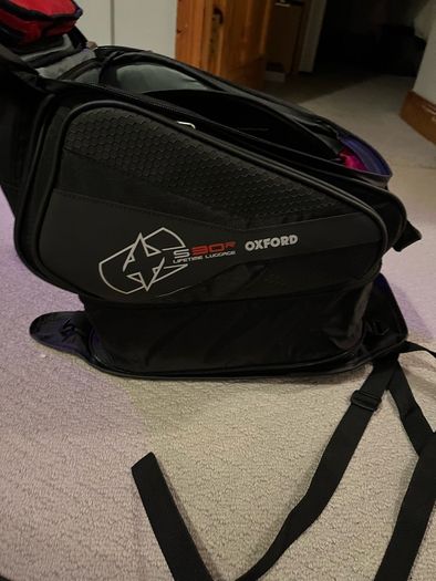 Oxford S30r tank bag for motorcycle