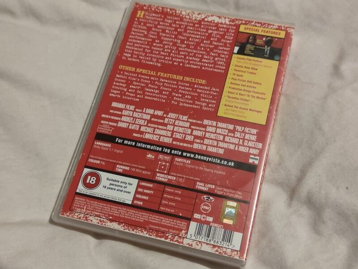 Pulp Fiction Special 2 disc Edition Dvd