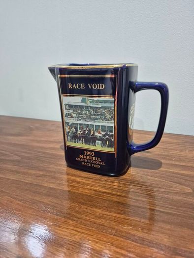 Rare 1993 Martell Grand National Ceramic Jug Seton Pottery Cornwall