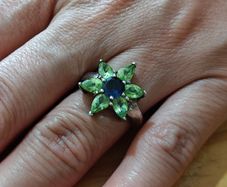 Sterling Silver Ring - Size N - Stamped for Silver (S27)