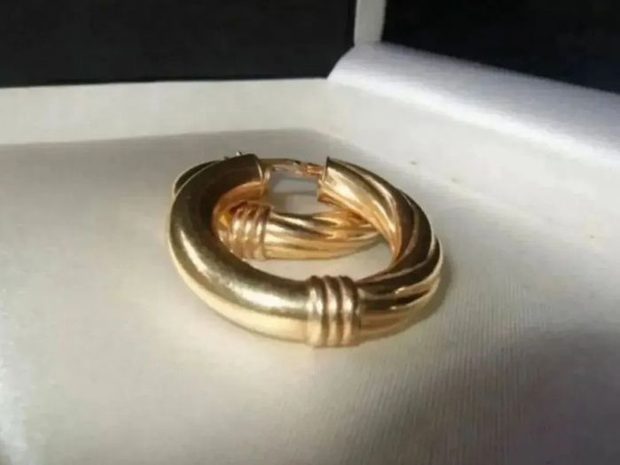 Vintage Hallmarked 9ct Gold Hoops