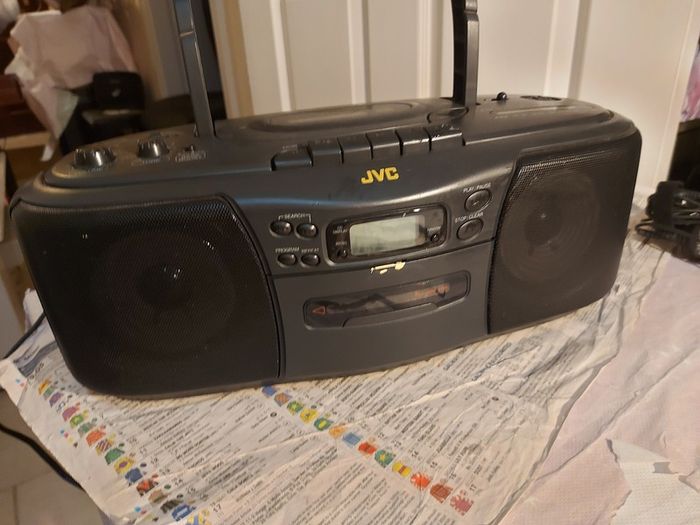 JVC CD, Radio, Tape, Portable music system, Model RC-X230, in excellent cosmetic condition, stuck on Standby Mode, dont have remote